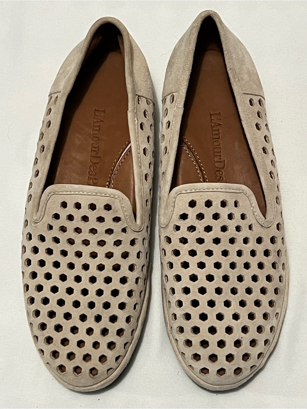L'Amour Des Pieds Clemence Suede Wedge Loafer